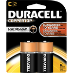 Duracell Duracell Coppertop Alkaline Batteries C 2PK