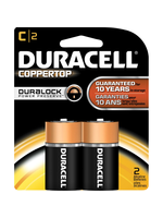 Duracell Duracell Coppertop Alkaline Batteries C 2PK