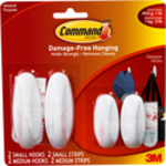 3M 3M Command Adhesive Designer Hook White 4Pk