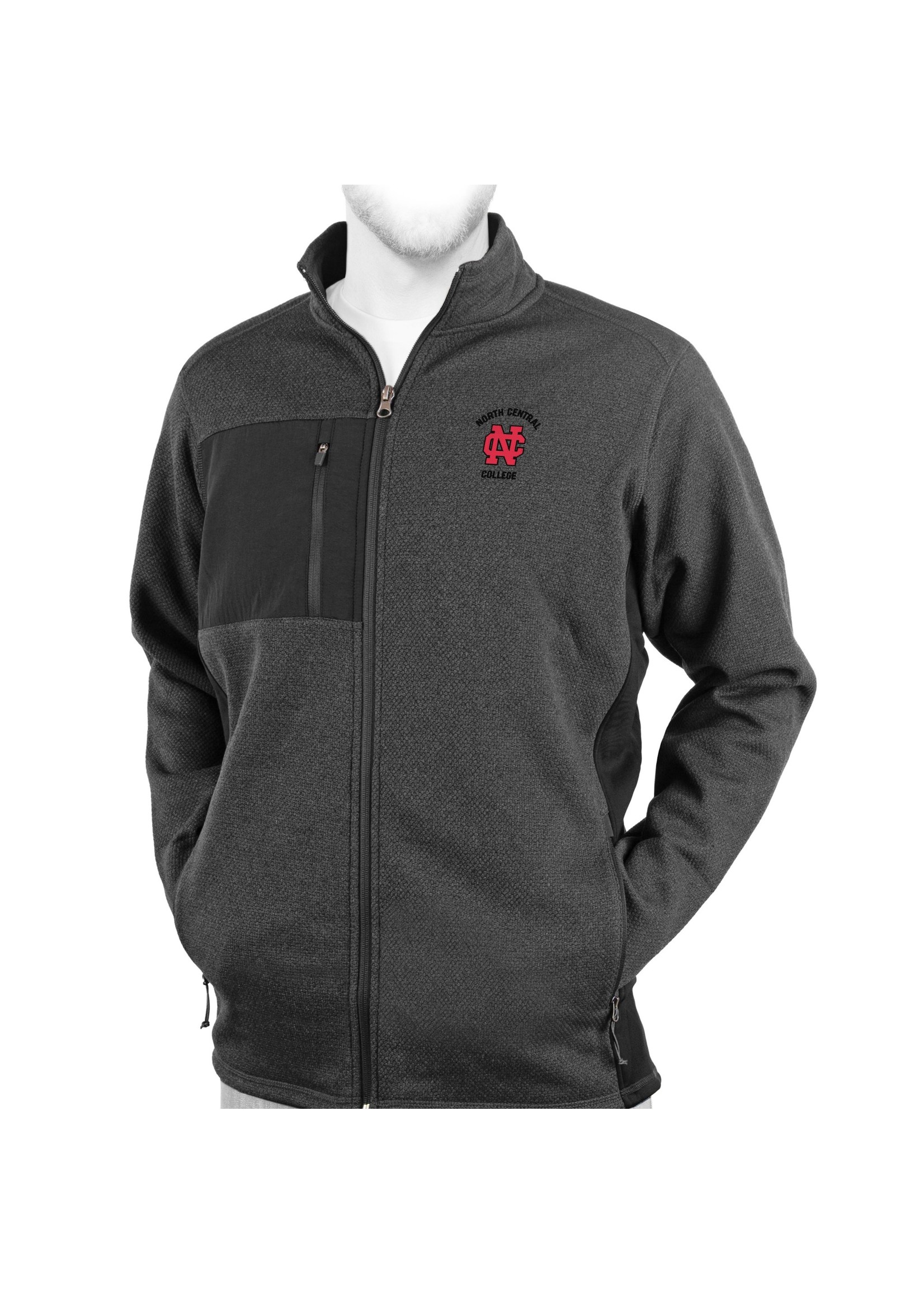 Antigua Course Jacket Black Heather Multi