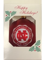 Neil Enterprises North Central College Traditional Glass Ornament by Neil