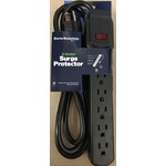 OnHand Surge Protector 6 Outlets Black