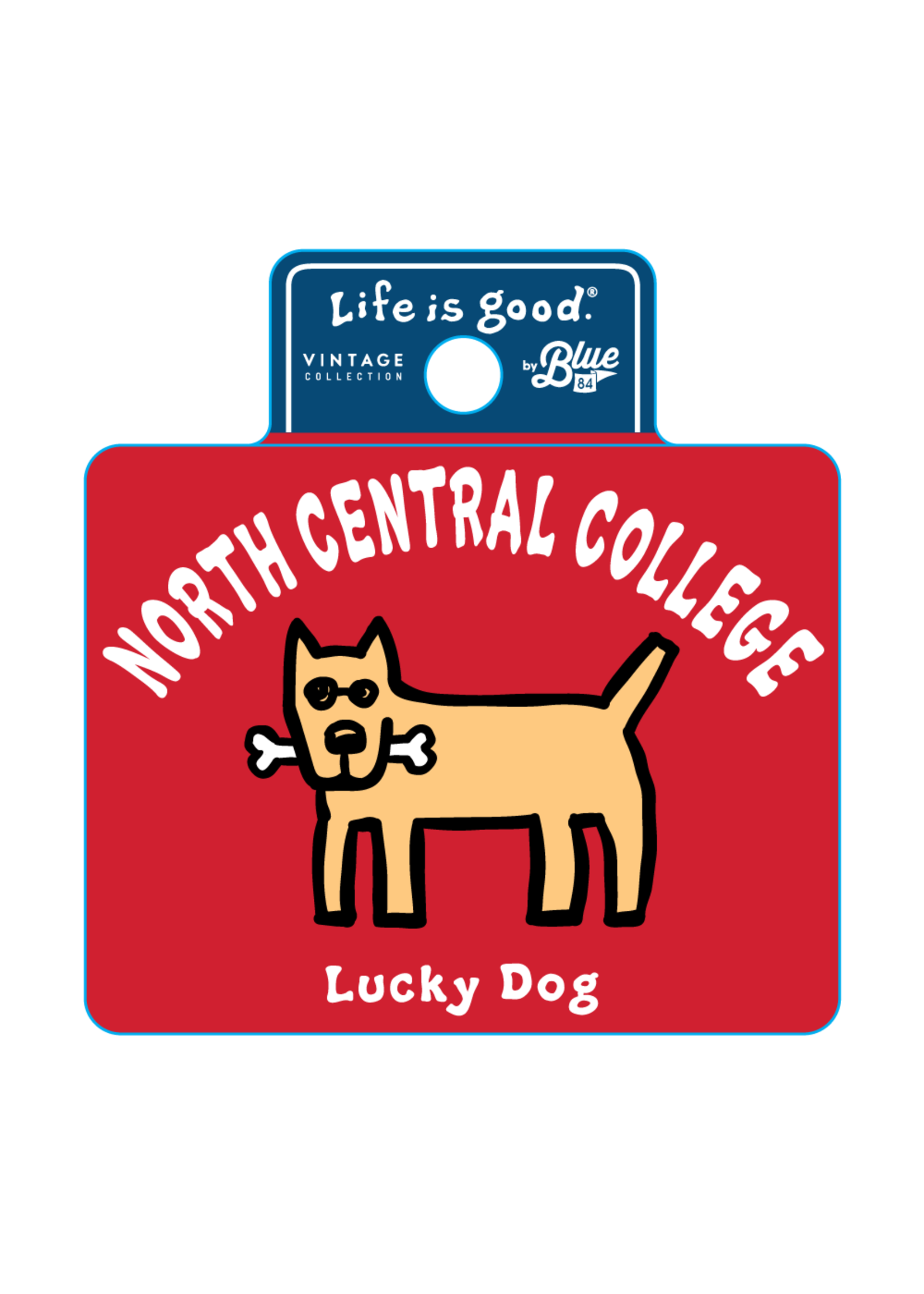 Life is Good Life is Good Lucky Dog sticker