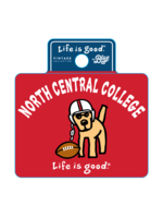 Life is Good Life is Good Jake Football Sticker