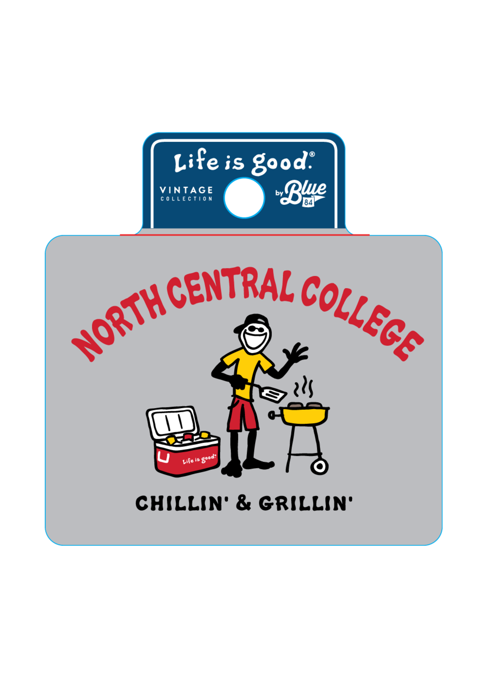 Life is Good Life is Good Chillin' n grillin' sticker