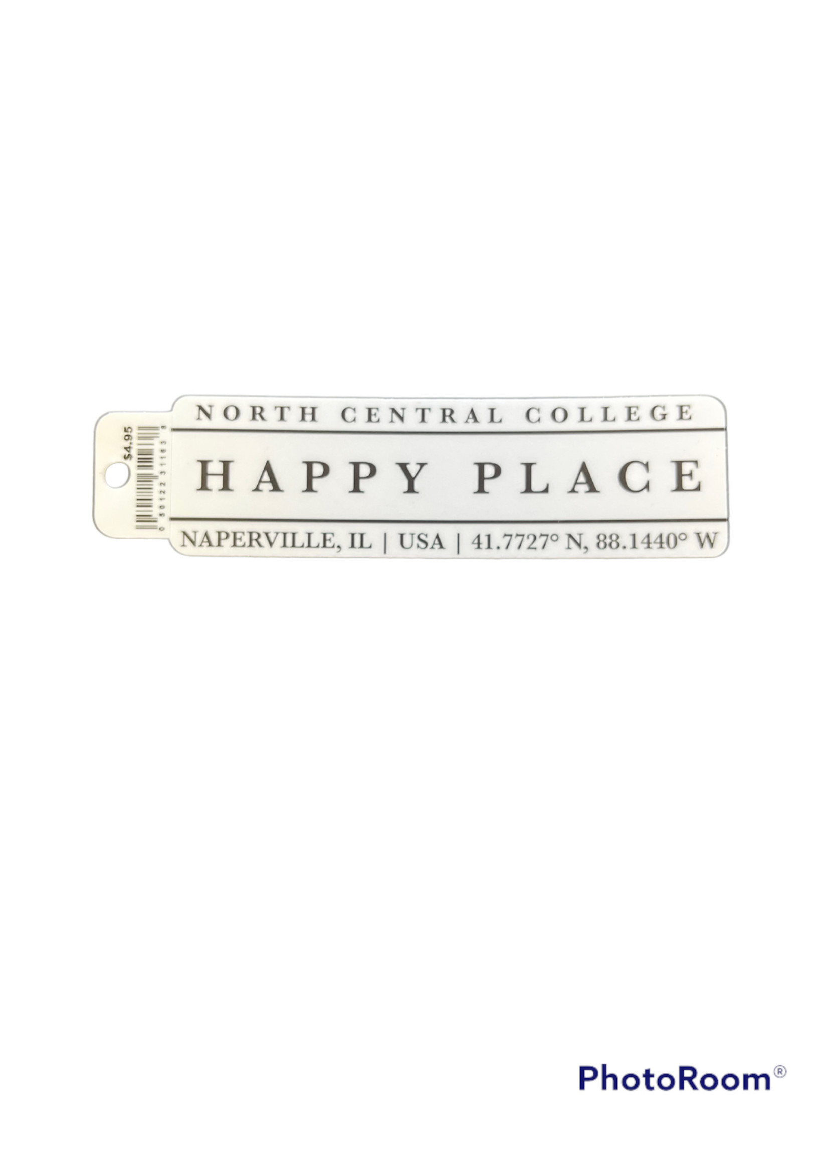 Neil Enterprises Happy Place Sticker - North Central College
