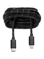 OnHand OnHand Everlasting Nylon Charge and Sync Cable Black 5ft USB-C to Lightning (MFi certified)