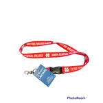 Wincraft North Central College Satin  1" lanyard w/  Detachable Buckle by Wincraft