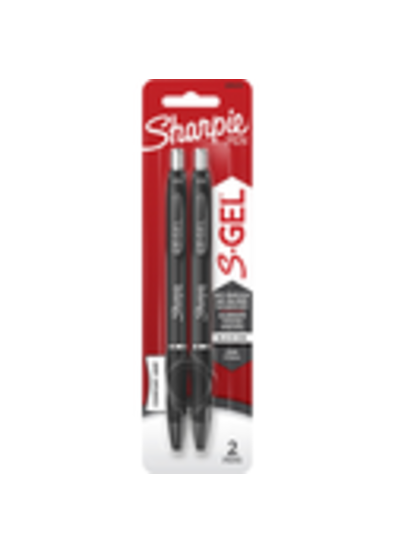Sharpie Sharpie S-Gel Pen Black .5mm 2Pk