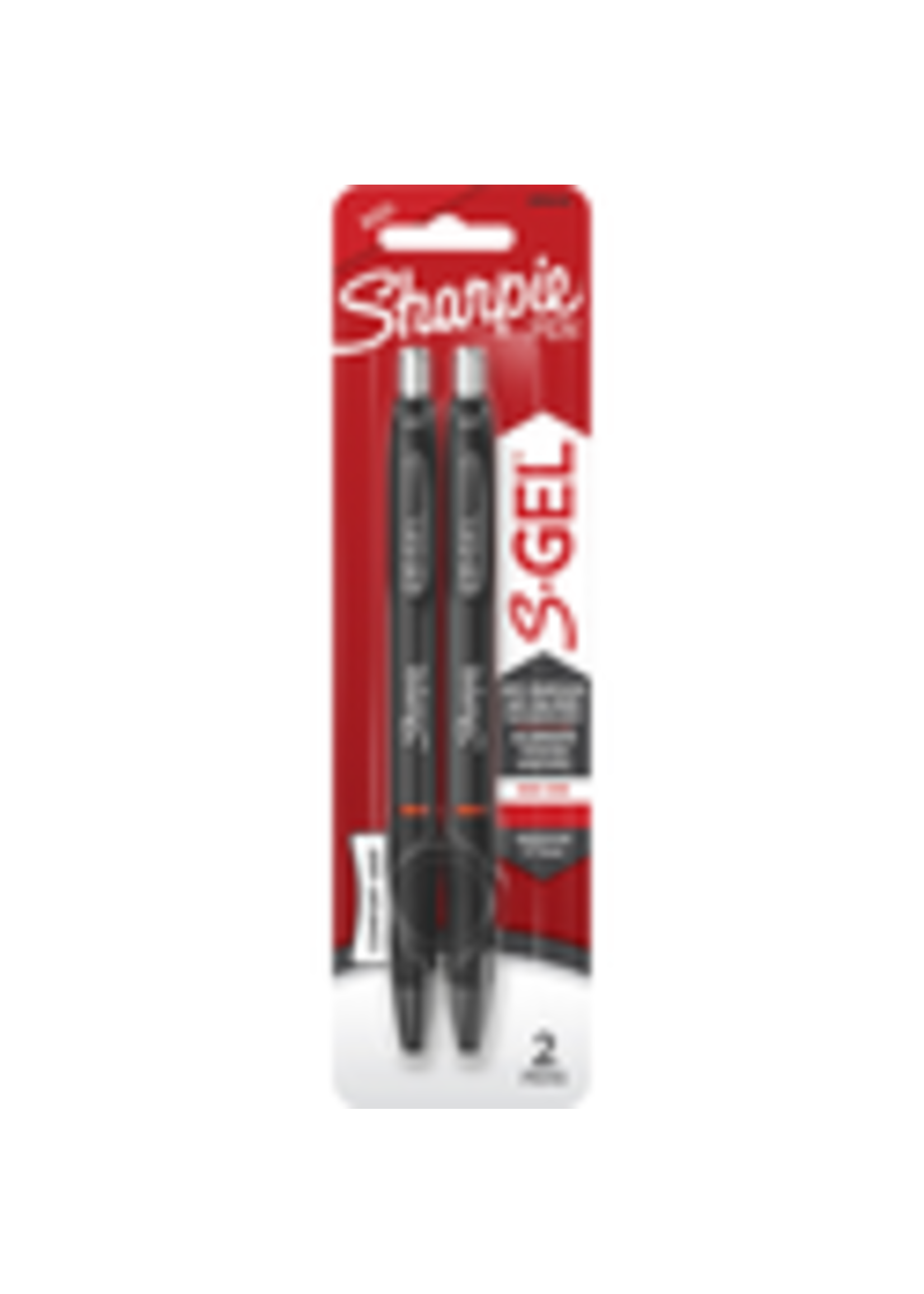 Sharpie Sharpie S-Gel Pen Red .7mm 2Pk BP