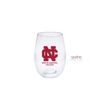 Neil Enterprises North Central College Govino unbreakable Wine Glass by Neil