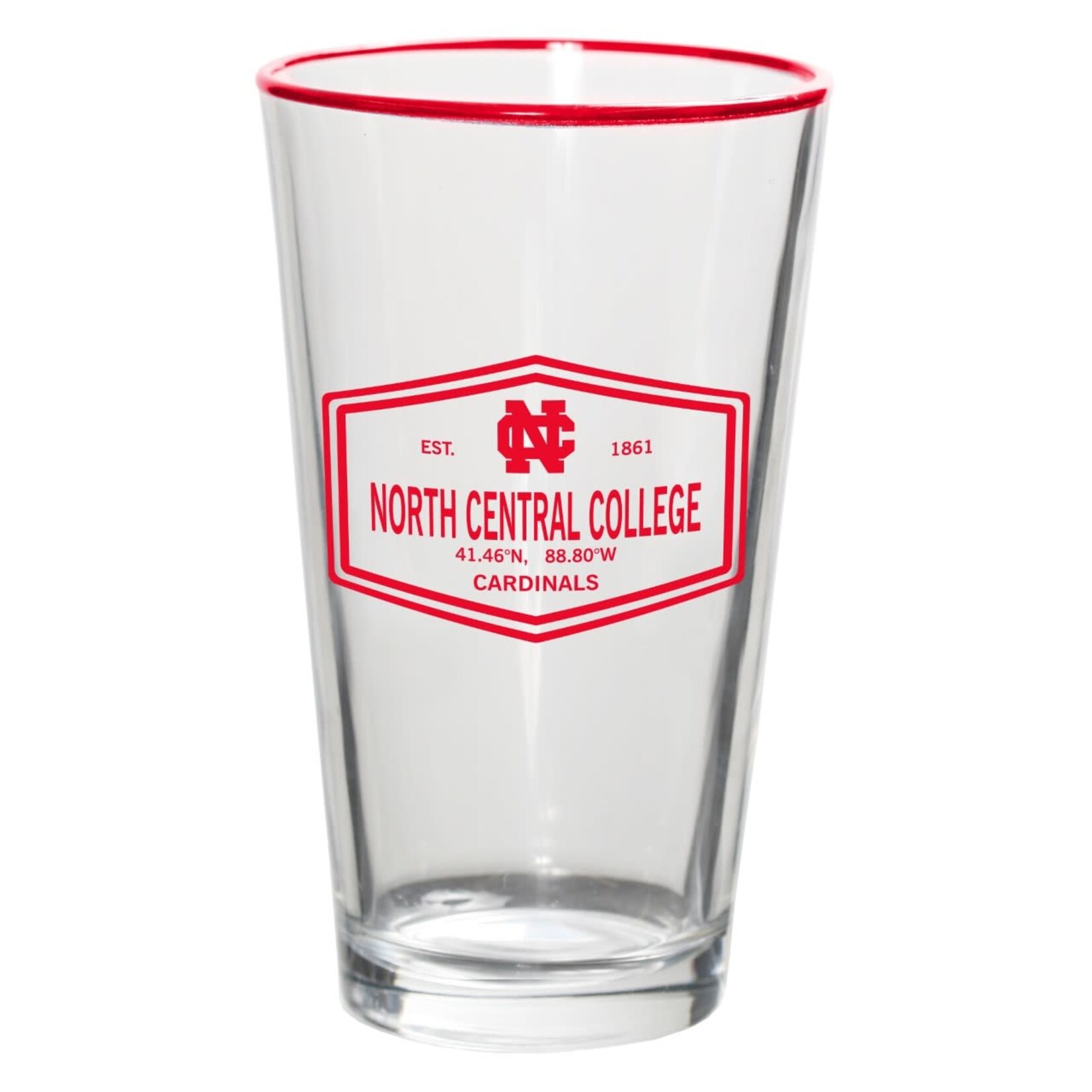 Spirit Products North Central College  Crown Pint Glass