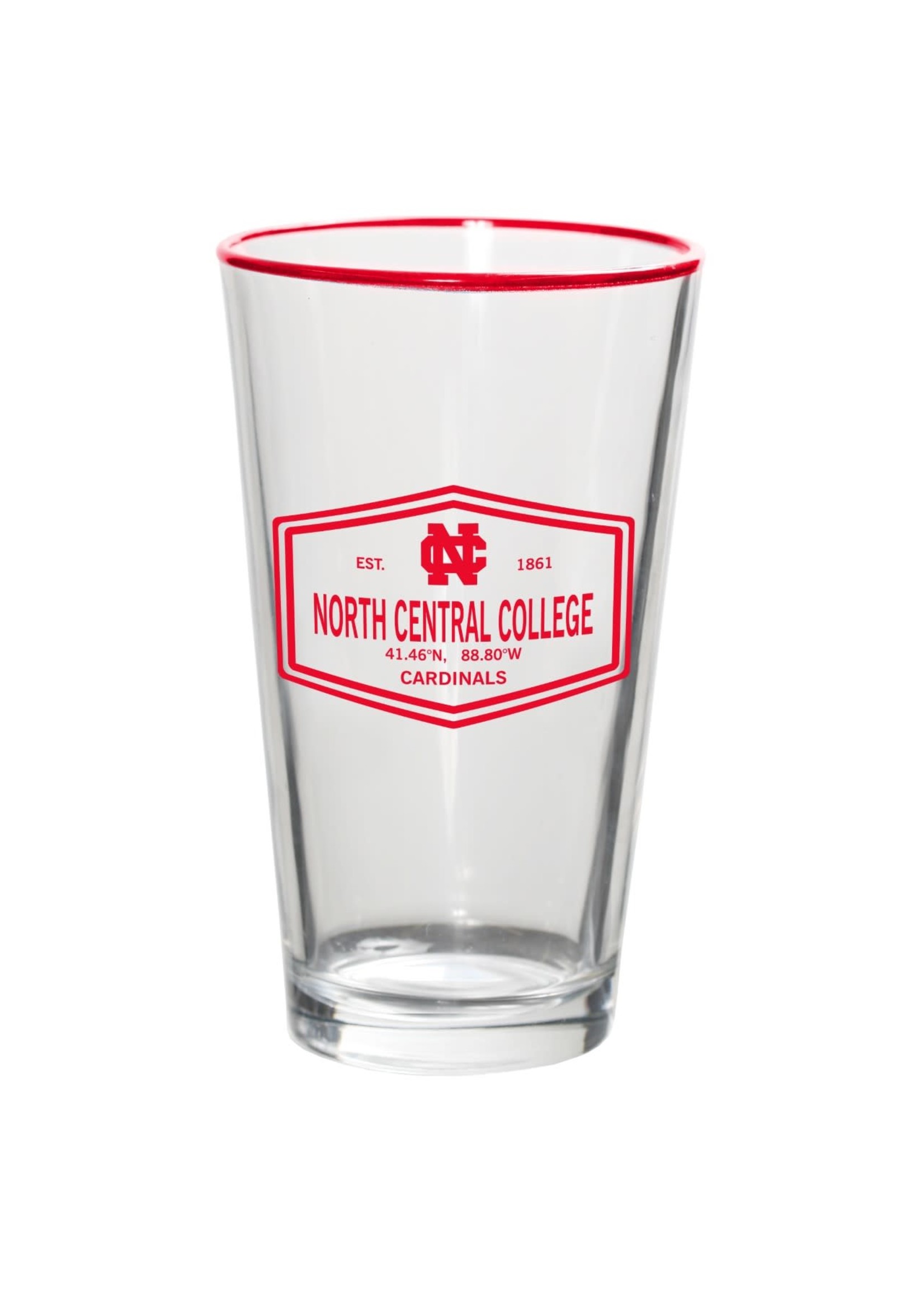 Spirit Products North Central College  Crown Pint Glass