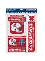 Wincraft 2022 National Football Champions Decal 3 pack Fan Pack by Wincraft