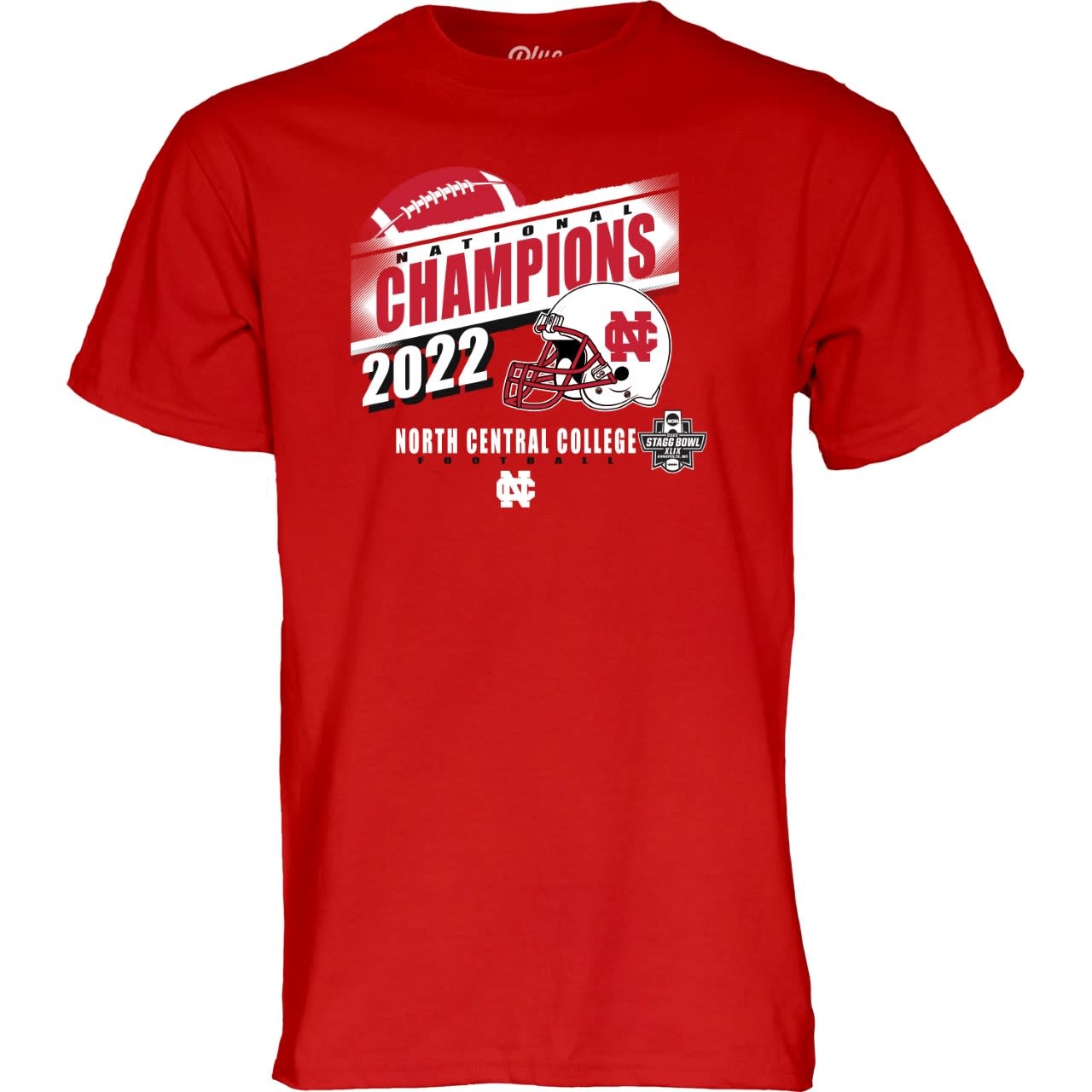 2022 Official Stagg Bowl Champions Locker Room Tee - North Central College  Campus Store