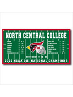 Collegiate Pacific 2022 National Champions  Banner in green 18"x36"