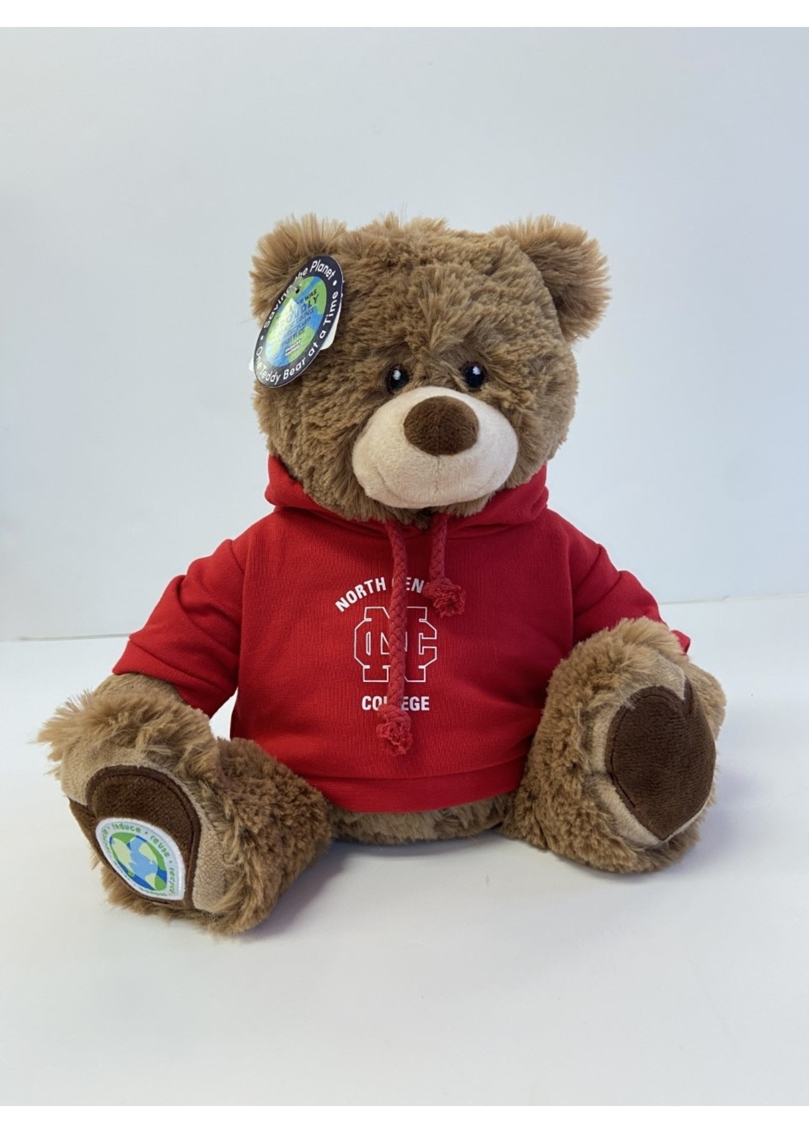 Mascot Factory Recycled  Plush Polly Teddy Bear w/Hoody
