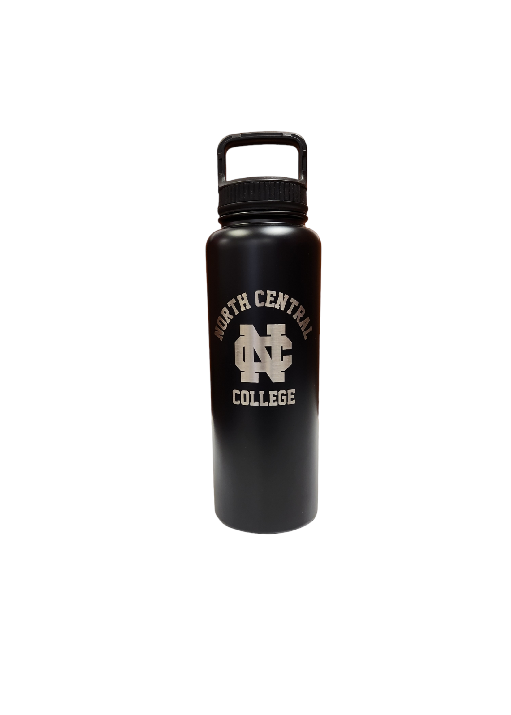 Jardine Associates NCC 32oz Growler Water Bottle  in Matte Black w/ laser engraved