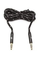 On Hand On Hand 3ft Nylon Auxillary Cable(Black)