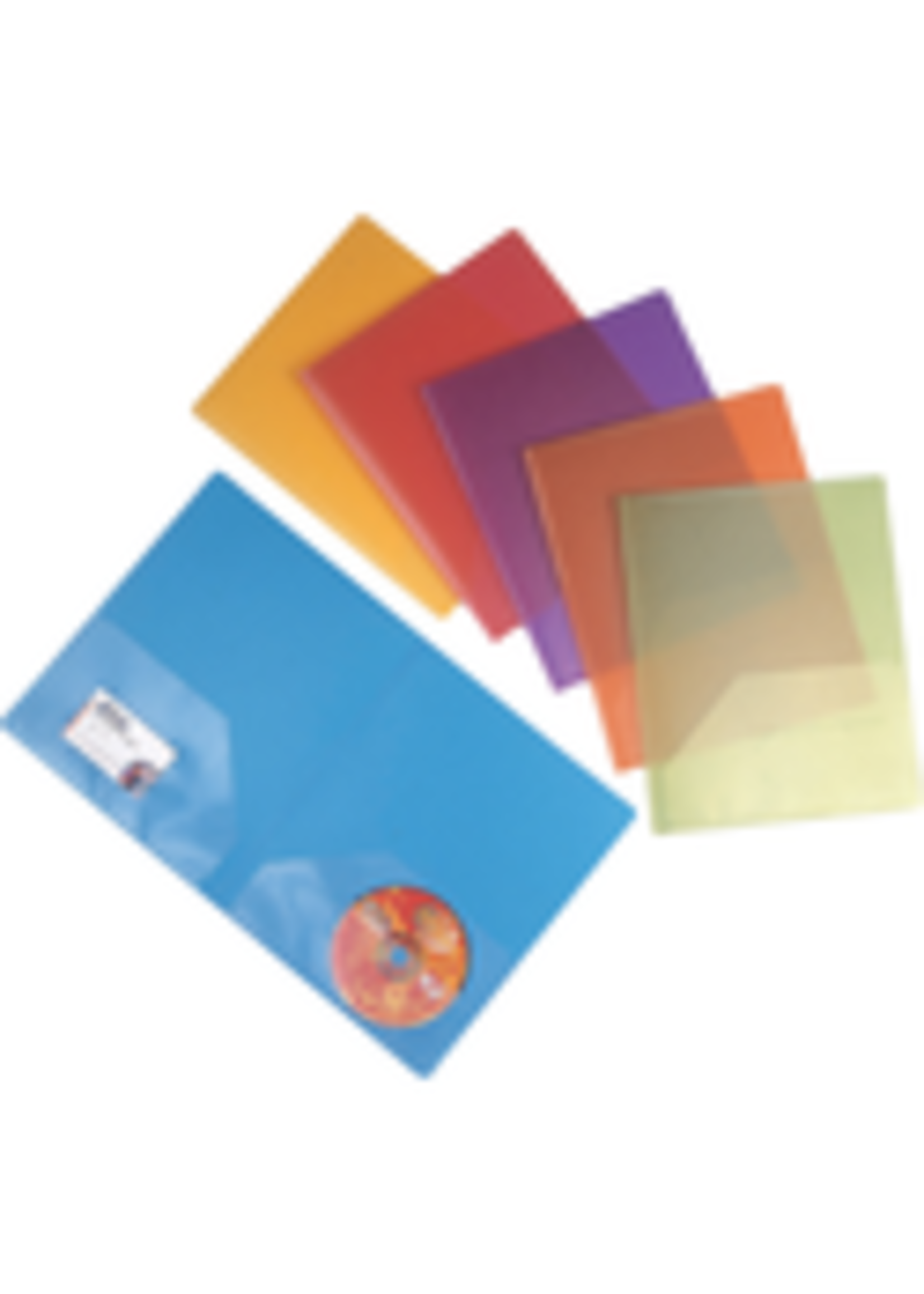 Filexec Filexec Poly Pocket Folder Assorted 2 Pocket/3 Hole Punched sold separately