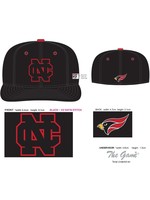 The Game Team style On the Field Hat Black  w/NC - GP502