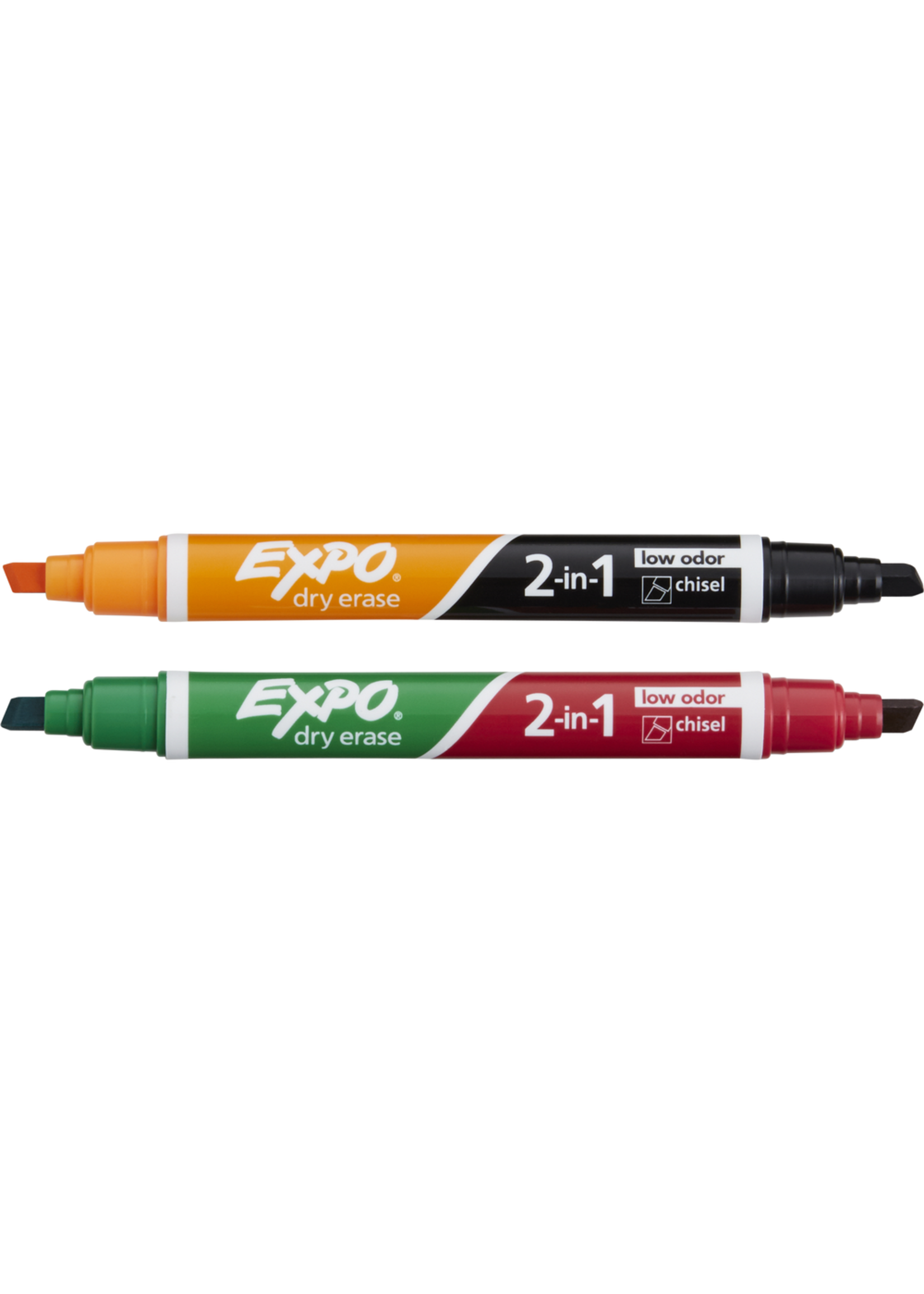 Expo Expo Dual End Low odor Dry Erase Marker Chisel 2 pk