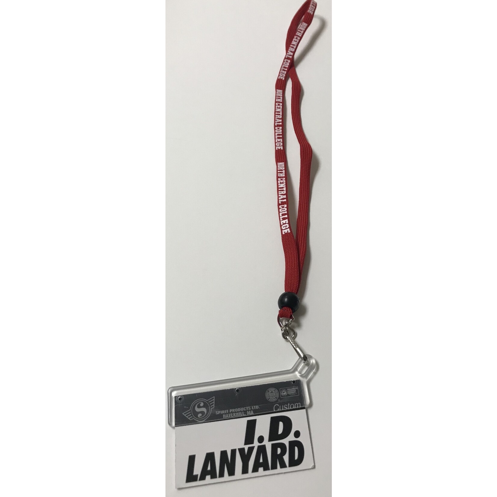 Spirit Products Red Shoelace Lanyard  w/ ID Holder