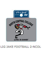 Life is Good Life is Good Jake Football Sticker #2