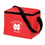 MCM Brands New North Central College Koozie red 6 can holder