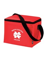 MCM Brands New North Central College Koozie red 6 can holder