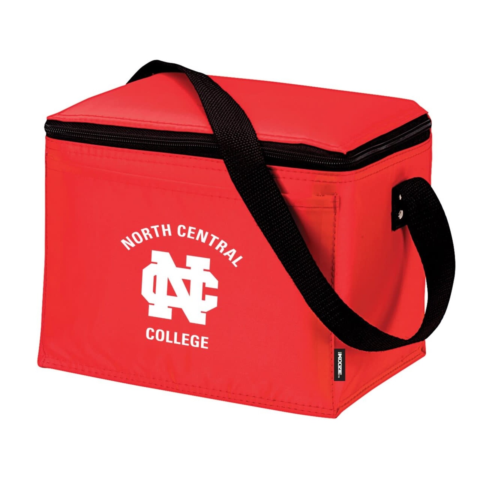 MCM Brands New North Central College Koozie red 6 can holder