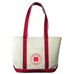 MCM Brands North Central College Medium Boat Tote Red Handle