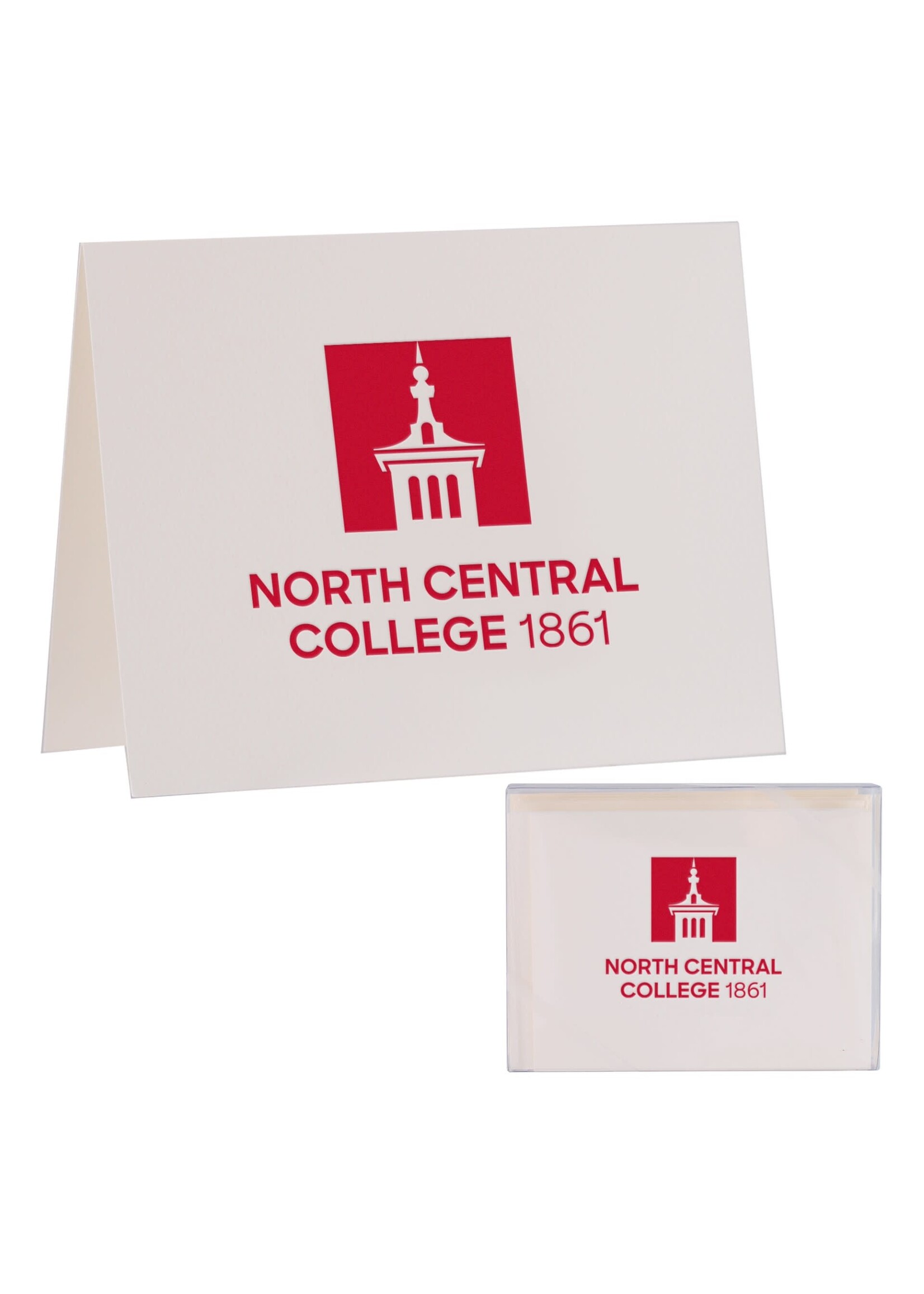 Spirit Products North Central College embossed note card
