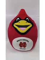 Red Pom Pom w/ flat handle - North Central College Campus Store