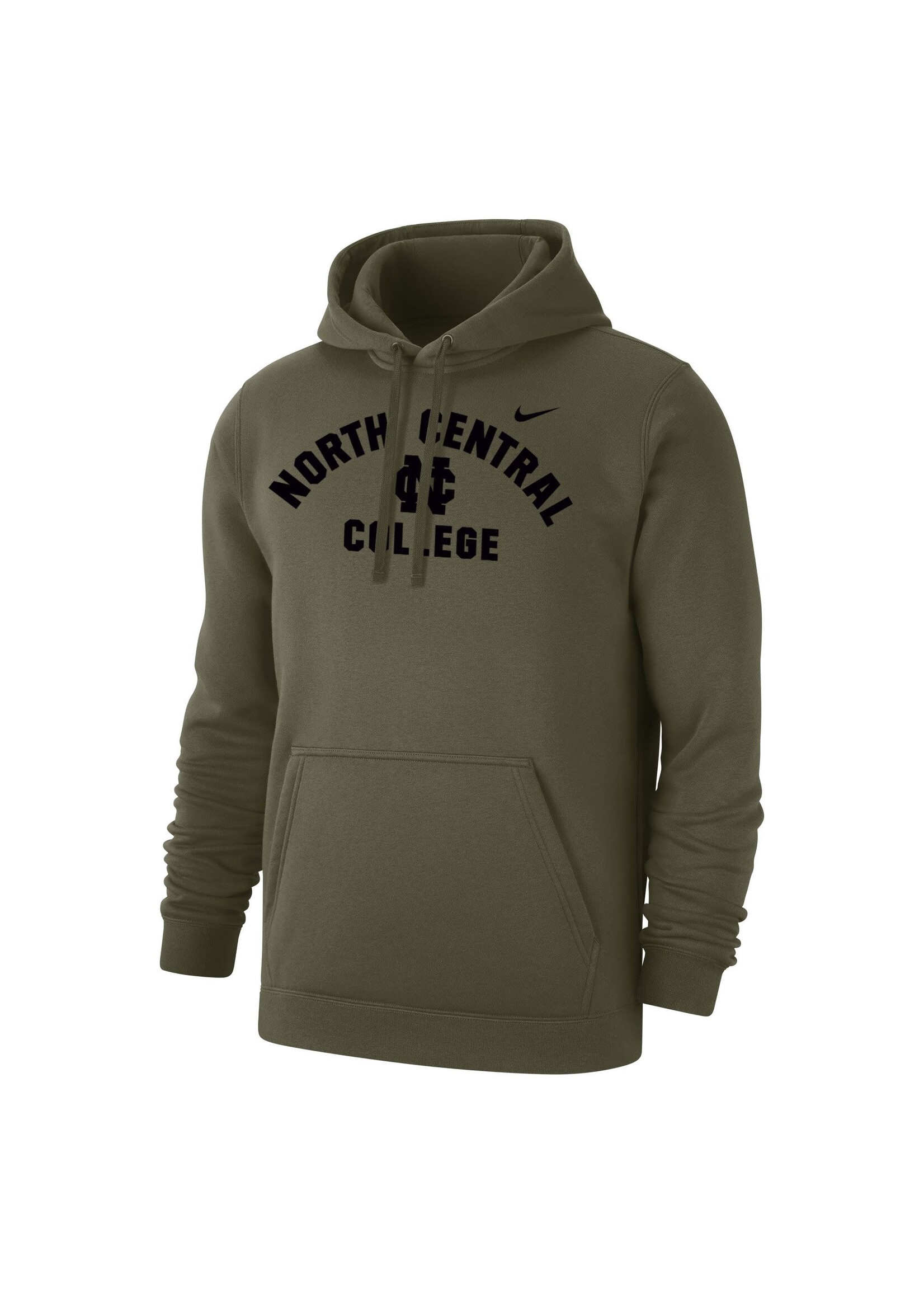 Nike Club Fleece Hoody Olive Green - North Central College Campus Store