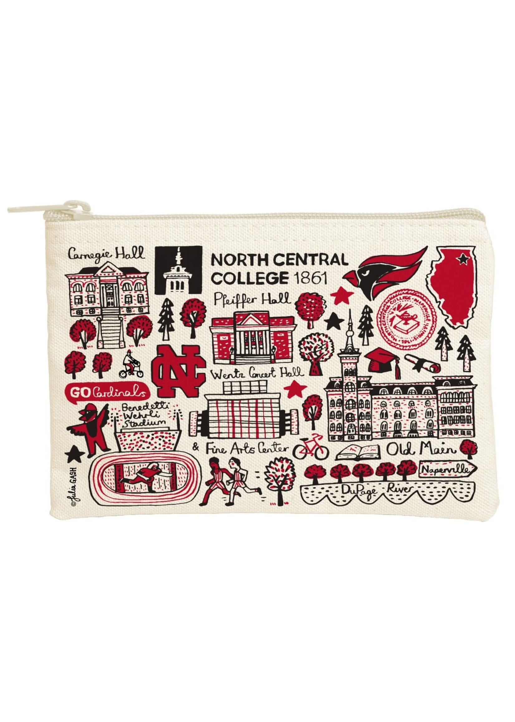Julia Gash Julia Gash 7' x 5" Cutie Case w/ zipper