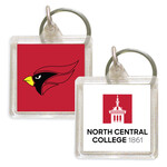 Jardine Associates North Central College Square Acrylic Key tag