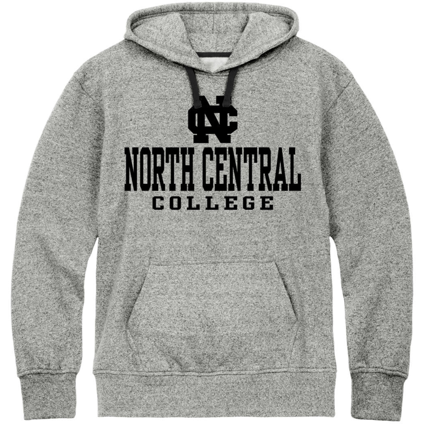 New Agenda North Central College Salt n Pepper Crucial  Pullover Fleece Hood