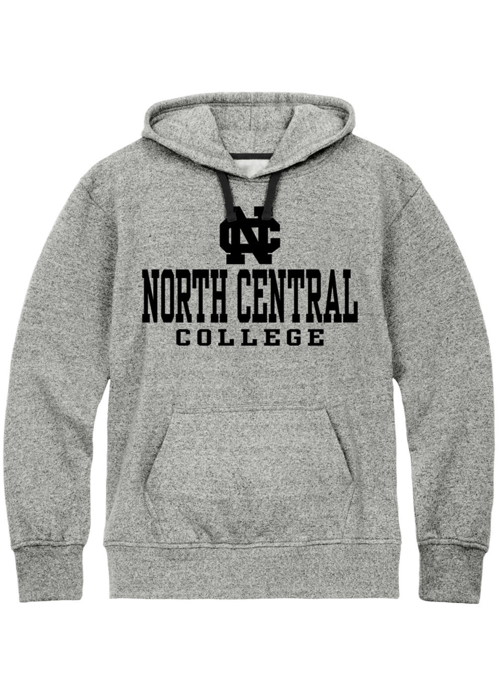 New Agenda North Central College Salt n Pepper Crucial  Pullover Fleece Hood