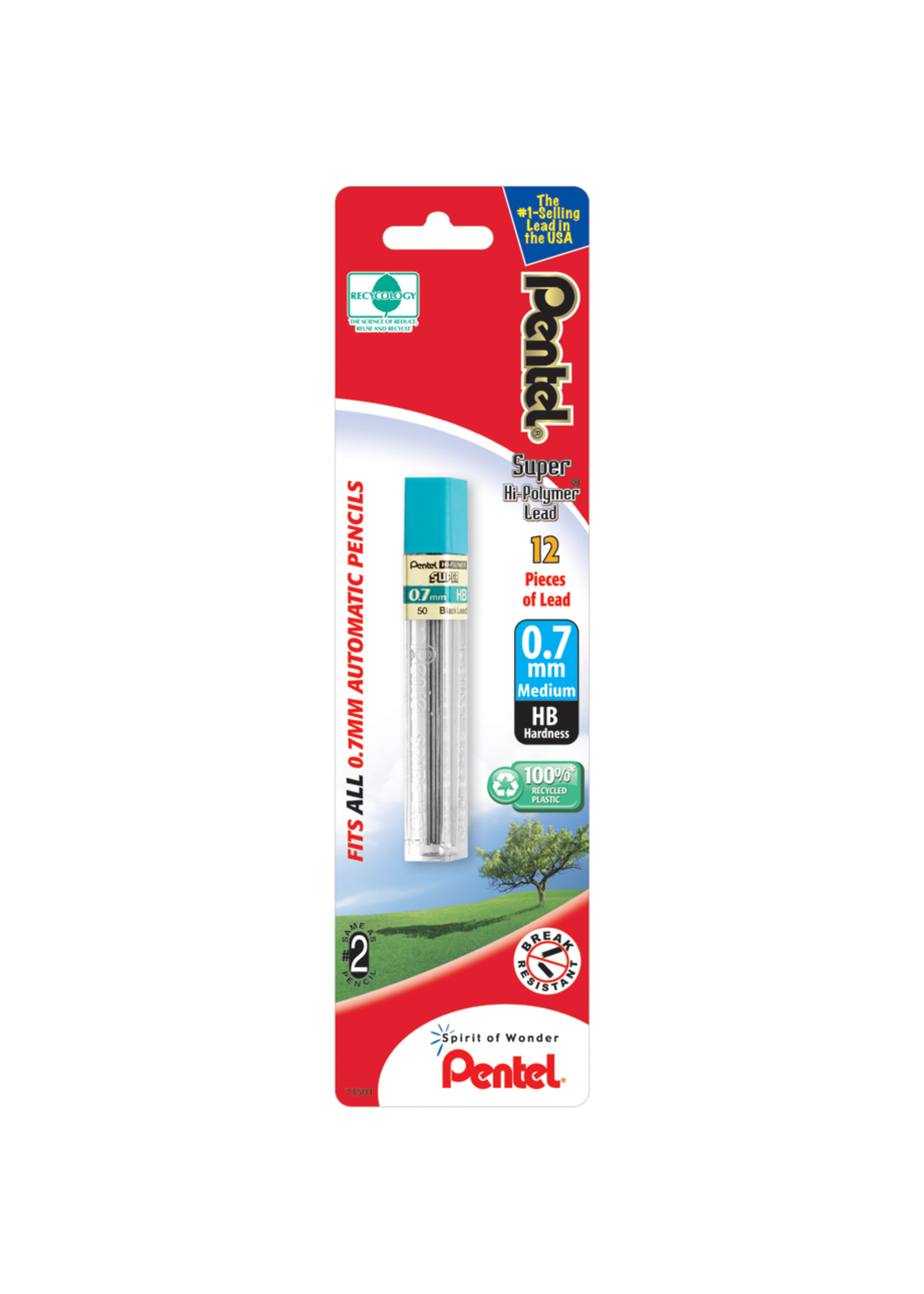 Pentel Pentel Super Hi-Polymer Replacement Lead 0.7mm