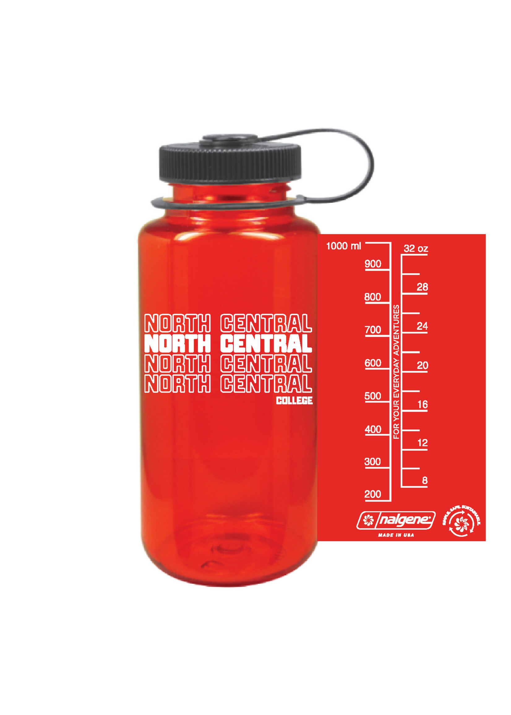 Nordic New North Central College Nalgene 32 oz. Wide Mouth Bottle