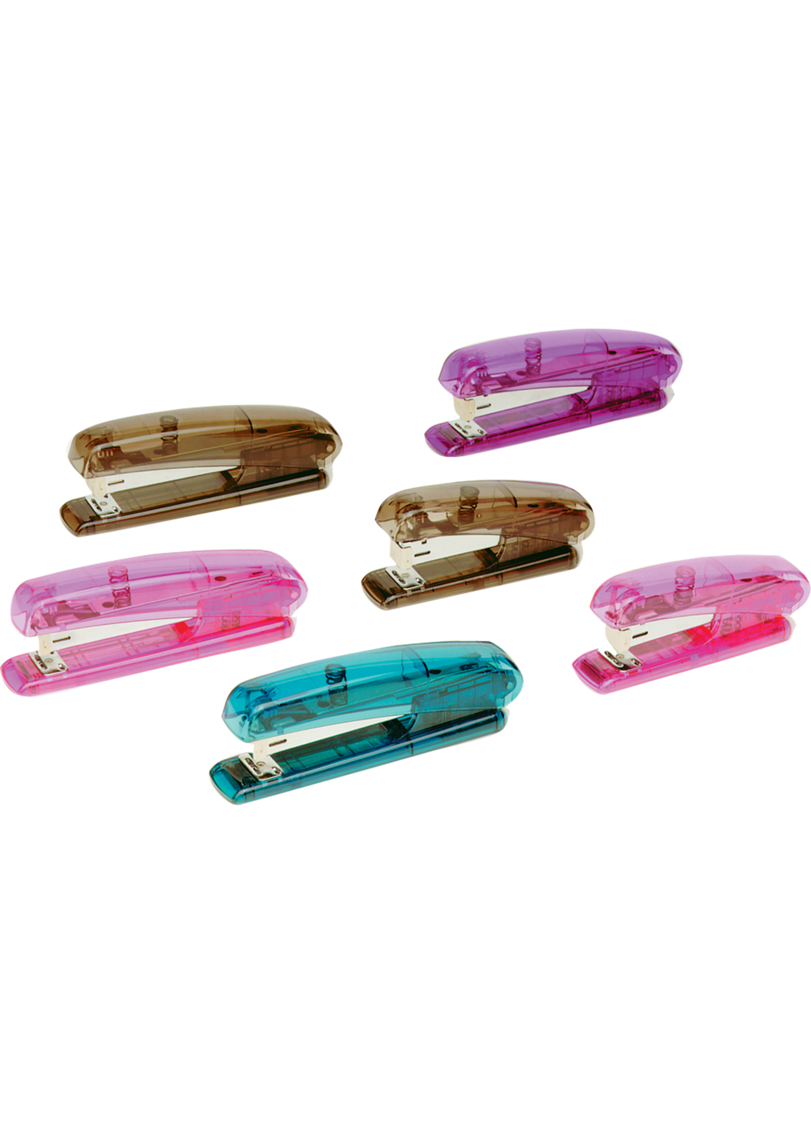 Charles Leonard Charles Leonard Plastic Stapler Asst Compact 1Pk BP 20Sht Capacity