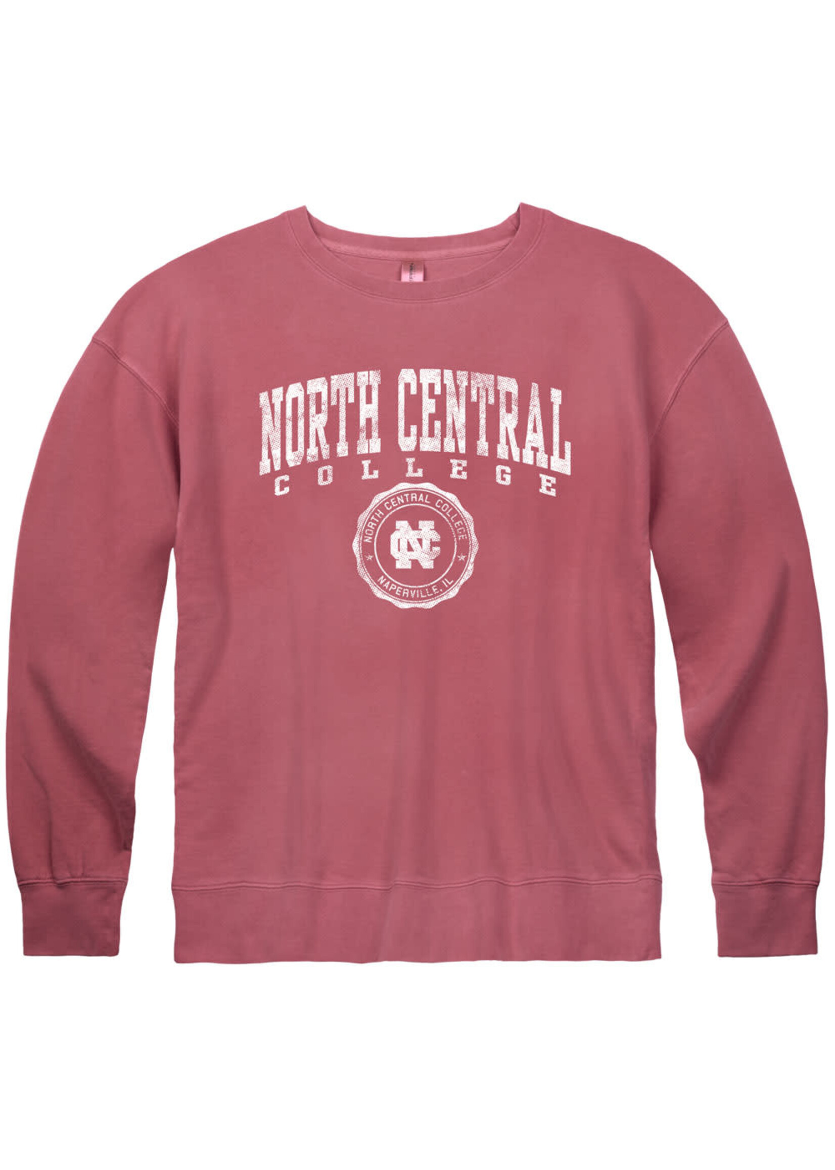 New Agenda French Terry Crew Fleece w/ faux seal