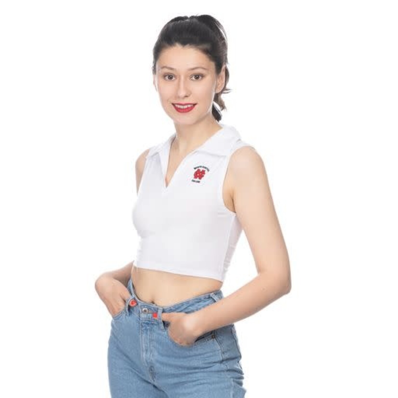 Zoozatz ZooZatz F23 Polo Crop Tank