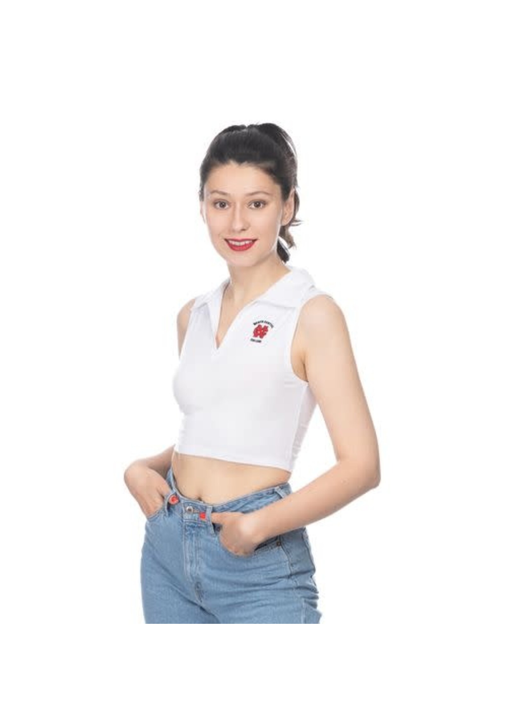 Zoozatz ZooZatz F23 Polo Crop Tank