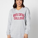 Chicka-d Comfy V-neck Tunic in Heather Grey by Chicka-d