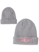 Champion North Central College Thick Knit Rib Beanie with Cuff  Oxford Heather