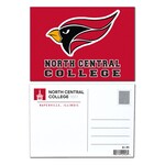 Spirit Products North Central College Post Card - Cardinal Head
