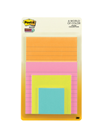 Post-It Post-it Lined Super Sticky Notes Asst. 4Pk 45 Sheets