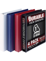 Samsill Samsill Durable D Ring View Binder, asst sold separately